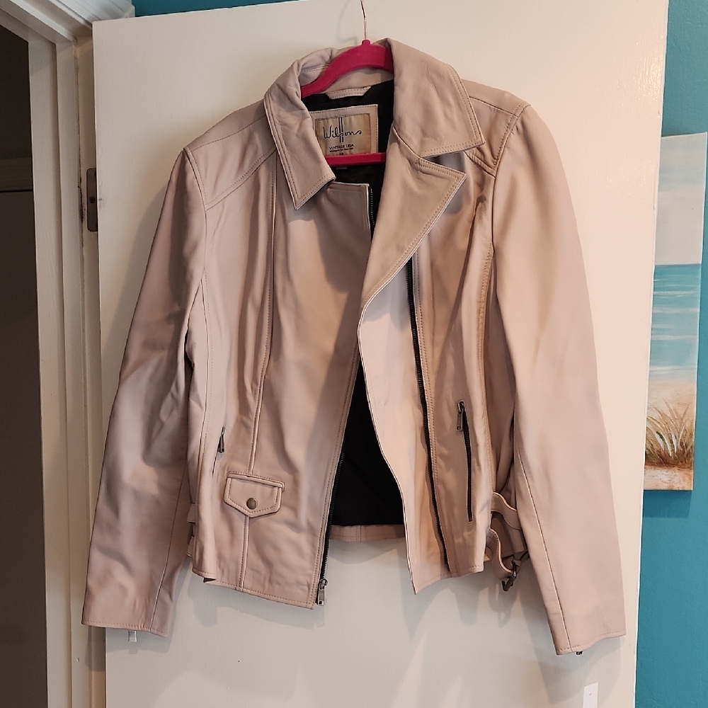 NWT XXL Wilsons Leather Jacket Moto Style